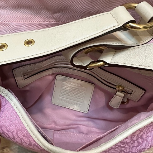 Coach Signature Soho Bag pink/gold purse - Picture 5 of 8